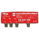 FTE zesilovač LG 227 s LTE filtrem, zesílení 22 dB, 1x VHF, 2x UHF