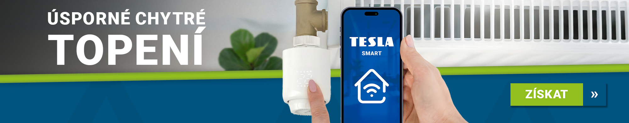 TESLA smart termostatické hlavice