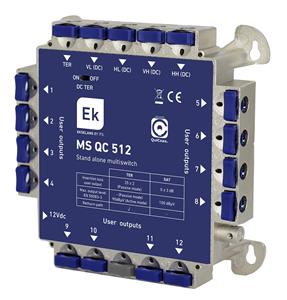 ITS MS QC 512 - multipřepínač 5/12 QuiCoax