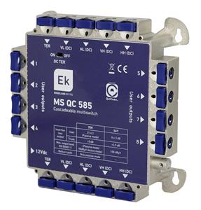 ITS MS QC 585 - multipřepínač 5/8-5 QuiCoax kaskádový