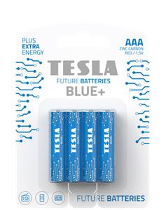 TESLA BLUE+ AAA - baterie LR03, jednorázová, 4ks