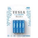 TESLA BLUE+ AAA - baterie LR03, jednorázová, 4ks