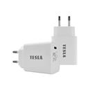 TESLA Power Charger T100 - rychlonabíječka 20 W PD 3.0/PPS (bílá barva) - poškozený obal