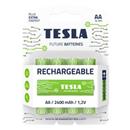 TESLA RECHARGEABLE+ AA - alkalická baterie HR06, nabíjecí, 4ks